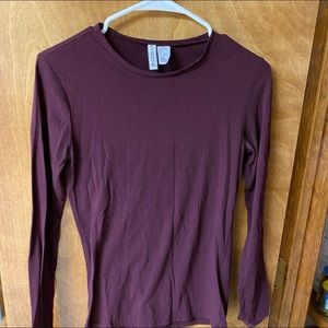 dark purple long sleeve